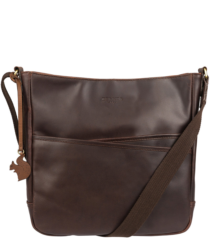 'Bow' Vintage Brown Handcrafted Leather Bag