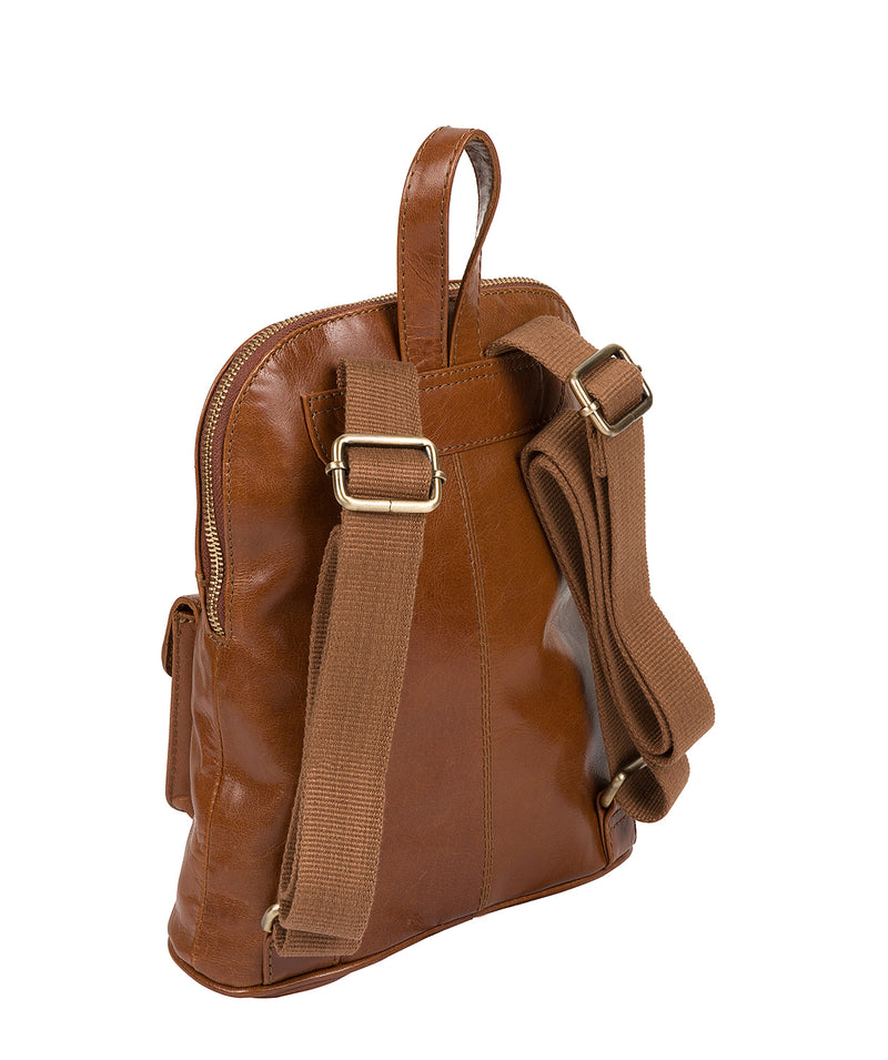 'Grove' Tan Leather Backpack
