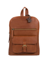 'Grove' Whiskey Handcrafted Leather Backpack