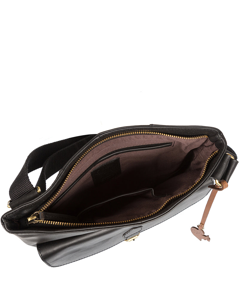 'Sudbury' Black Handcrafted Leather Bag