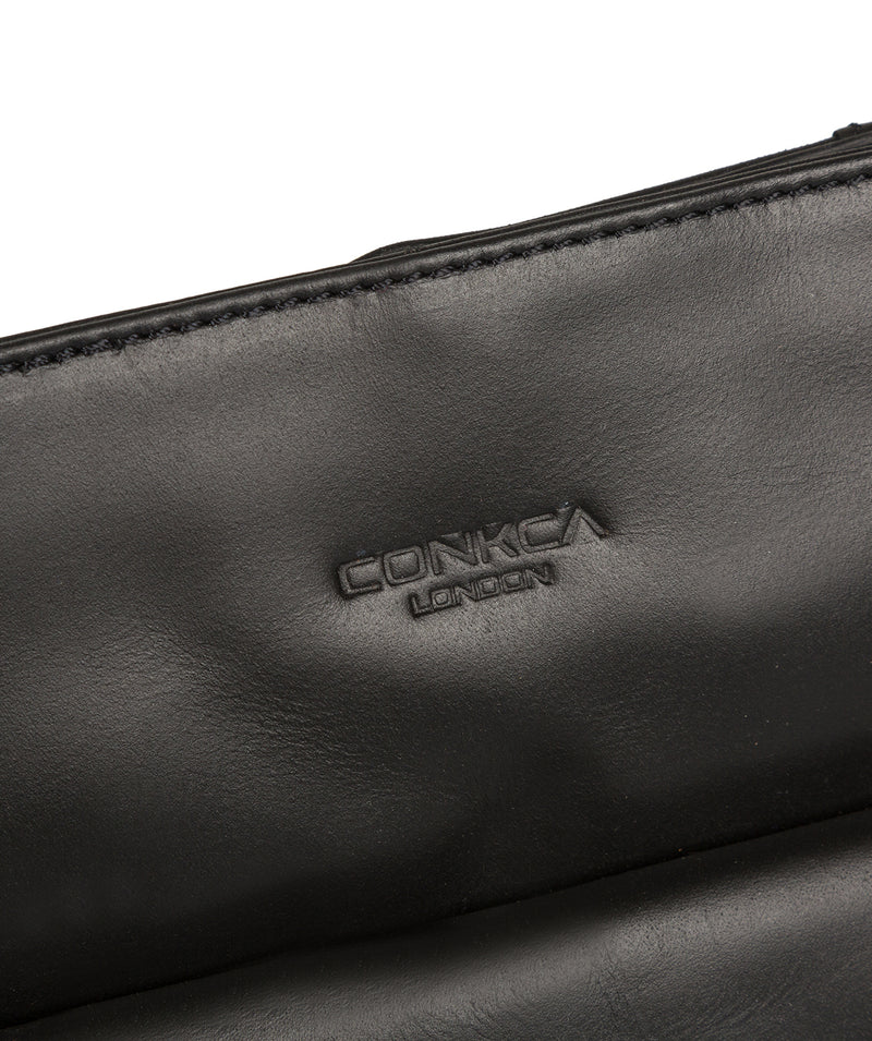 'Sudbury' Black Handcrafted Leather Bag
