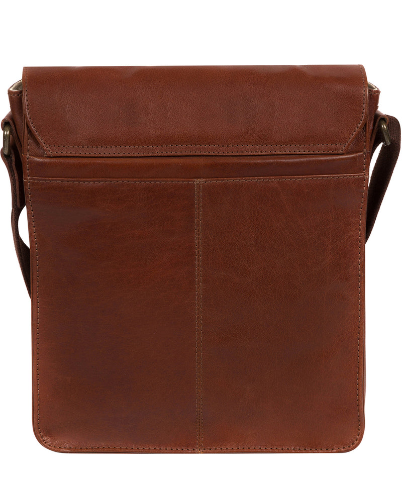 'Bowen' Conker Brown Leather Cross Body Bag image 3