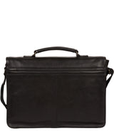 'Pinter' Black Leather Work Bag image 3