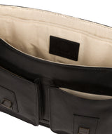 'Pinter' Black Leather Work Bag image 4