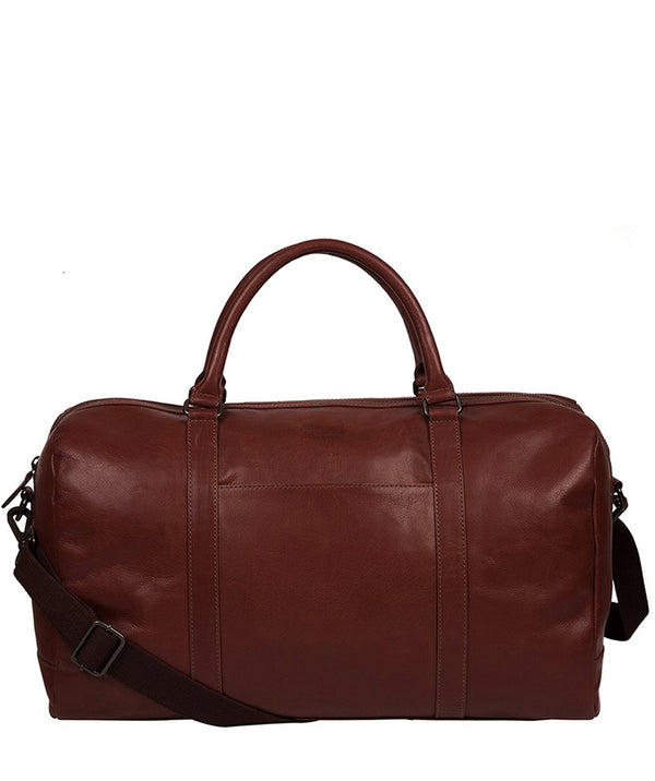 'Orton' Conker Brown Leather Holdall