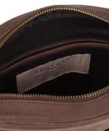 'Lowe' Vintage Brown Leather Cross Body Bag