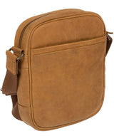 'Lowe' Vintage Chestnut Leather Cross Body Bag