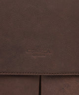 'Bennet' Vintage Brown Leather Work Bag