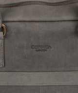 'Grafton' Vintage Grey Leather Workbag