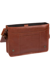 'Bolt' Conker Brown Leather Messenger Bag