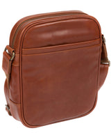 'Lowe' Conker Brown Leather Cross Body Bag