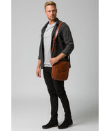 'Lowe' Conker Brown Leather Despatch Bag
 image 2