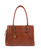 'Carmela' Cognac Handcrafted Leather Handbag