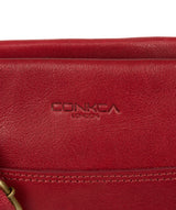 'Lina' Chilli Pepper Leather Cross Body Bag Pure Luxuries London