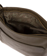 'Lina' Olive Leather Cross Body Bag image 4