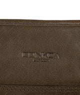 'Lina' Olive Leather Cross Body Bag image 6