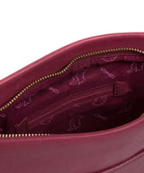 'Lina' Orchid Leather Cross Body Bag image 6