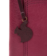 'Lina' Orchid Leather Cross Body Bag image 7