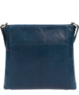 'Lina' Snorkel Blue Leather Cross Body Bag image 3