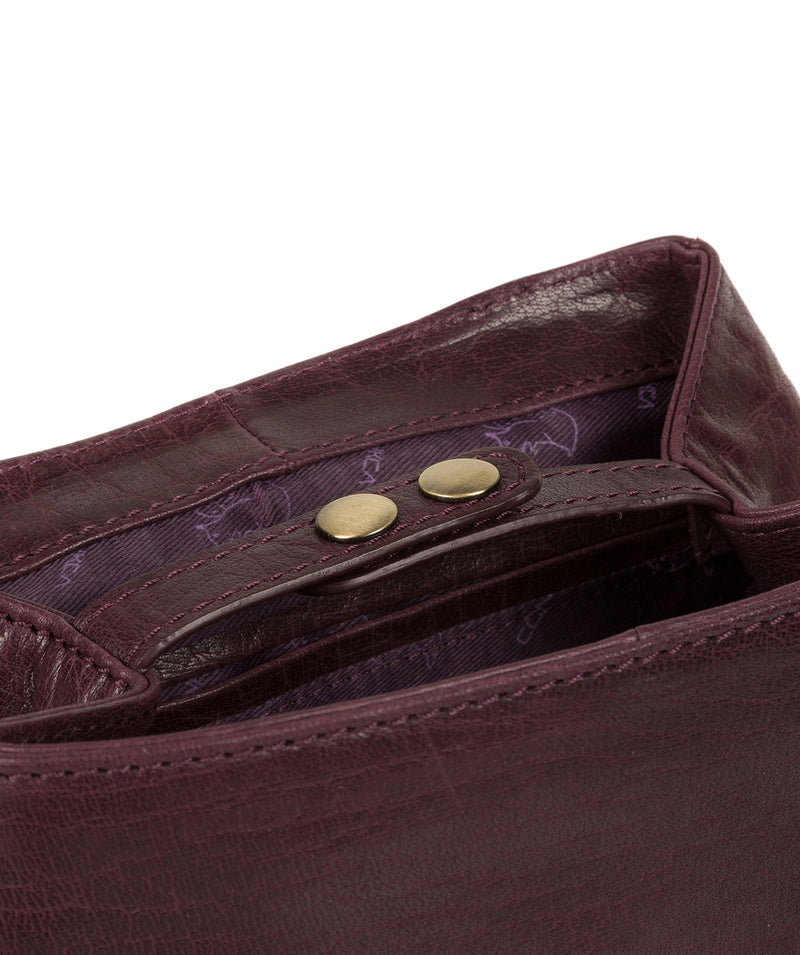 'Simone' Plum Leather Backpack image 6