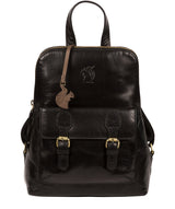 'Kendal' Black Leather Backpack image 1