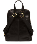 'Kendal' Black Leather Backpack image 3