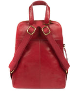 'Kendal' Chilli Pepper Leather Backpack image 3