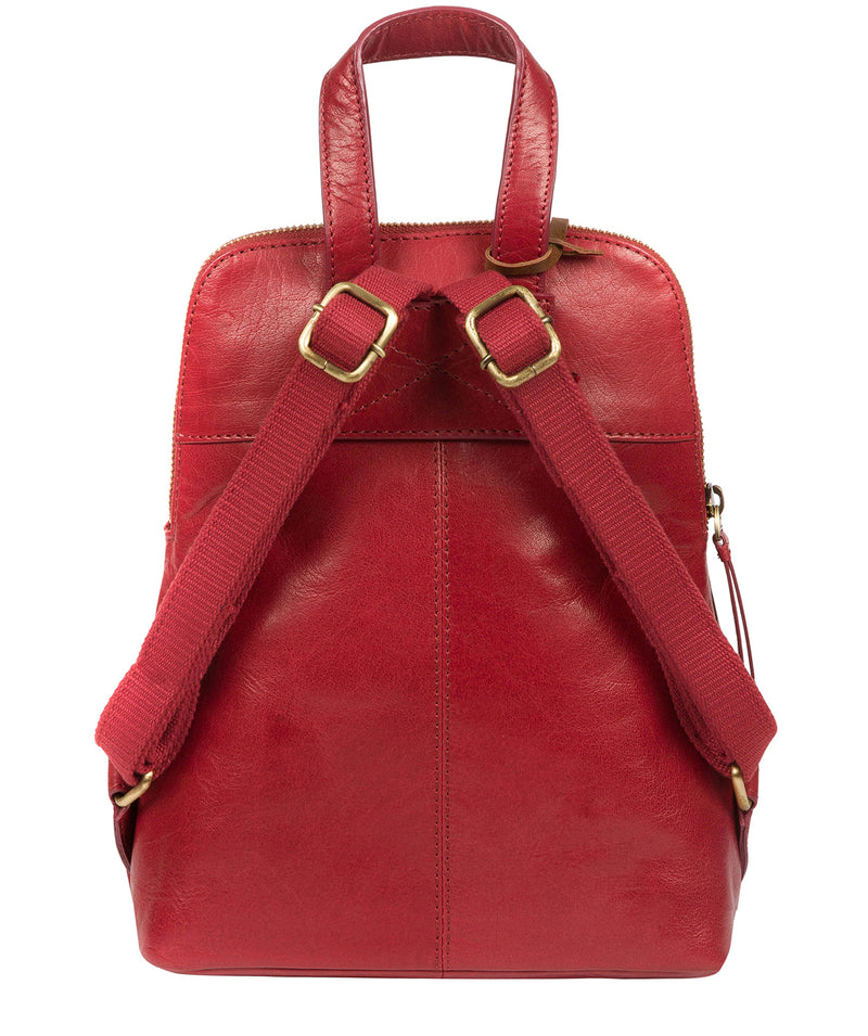 'Kendal' Chilli Pepper Leather Backpack image 3
