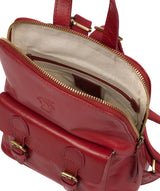 'Kendal' Chilli Pepper Leather Backpack image 4
