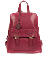 'Kendal' Orchid Leather Backpack image 1