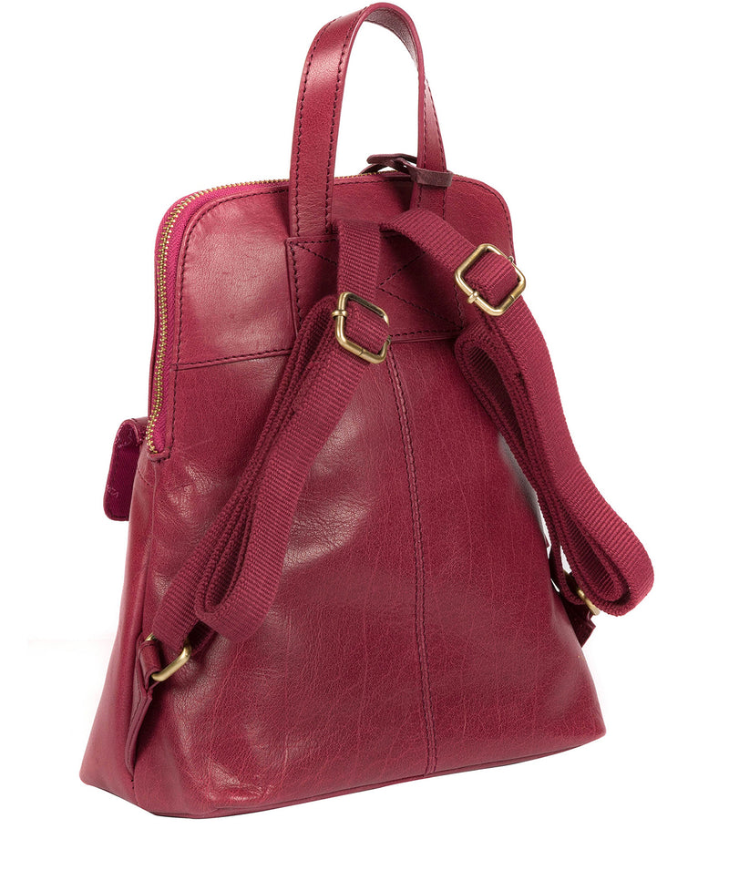 'Kendal' Orchid Leather Backpack image 5