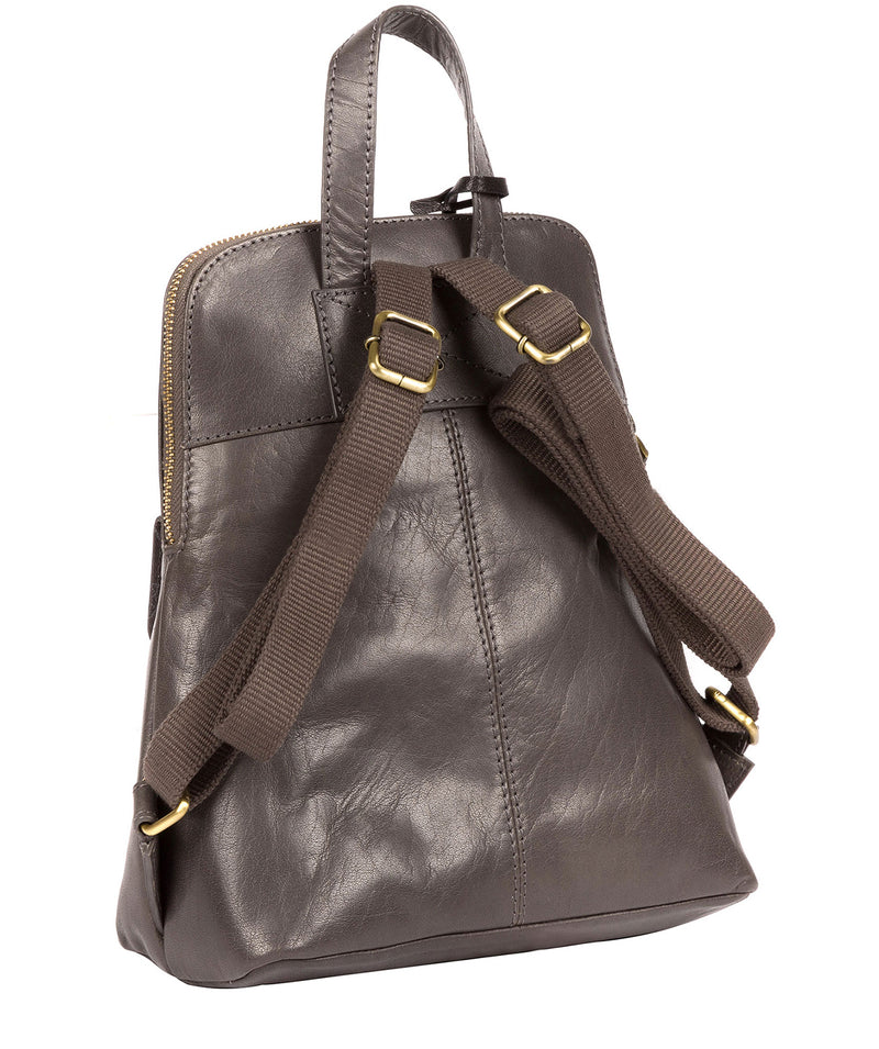 'Kendal' Slate Leather Backpack image 5