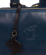 'Kendal' Snorkel Blue Leather Backpack image 6