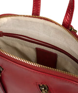 'Zoe' Chilli Pepper Leather Backpack image 4