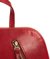 'Zoe' Chilli Pepper Leather Backpack image 7
