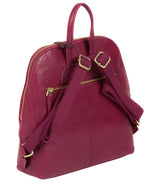 'Zoe' Orchid Leather Backpack image 4
