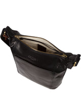Conkca London Originals Collection #product-type#: 'Yasmin' Black Leather Cross Body Bag