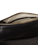 Conkca London Originals Collection #product-type#: 'Yasmin' Black Leather Cross Body Bag