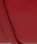 'Nikita' Chilli Pepper Leather Cross Body Bag image 6