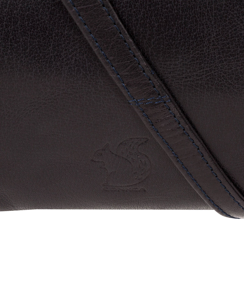 'Nikita' Navy Leather Cross Body Bag image 6