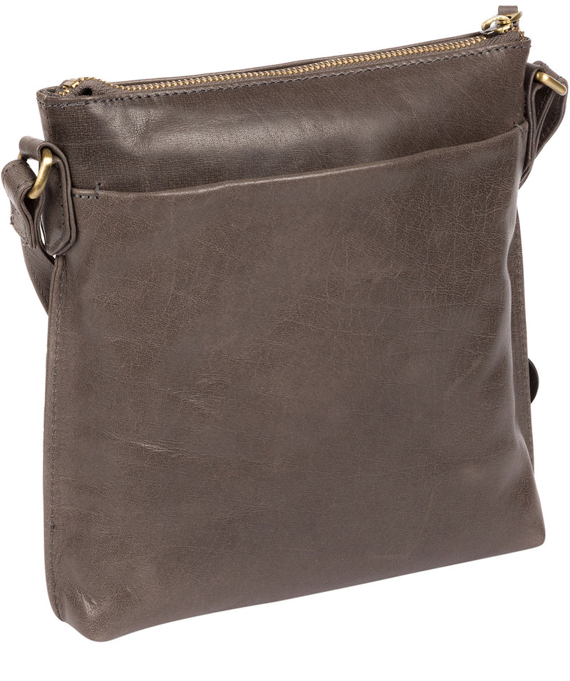 'Nikita' Slate Leather Cross Body Bag image 3