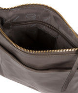 'Nikita' Slate Leather Cross Body Bag image 4