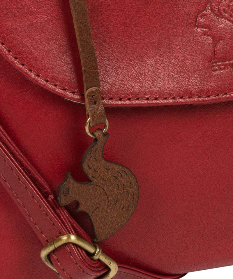 'Tillie' Chilli Pepper Leather Cross Body Bag image 6