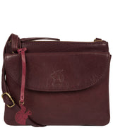 'Tillie' Plum Leather Cross Body Bag image 1