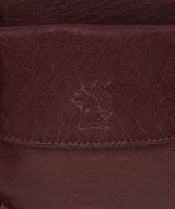 'Tillie' Plum Leather Cross Body Bag image 6