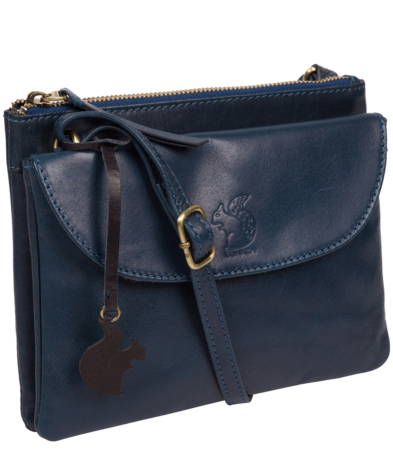 Tillie crossbody bag worn at comfortable length