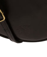 'Rolla' Black Leather Cross Body Bag image 6