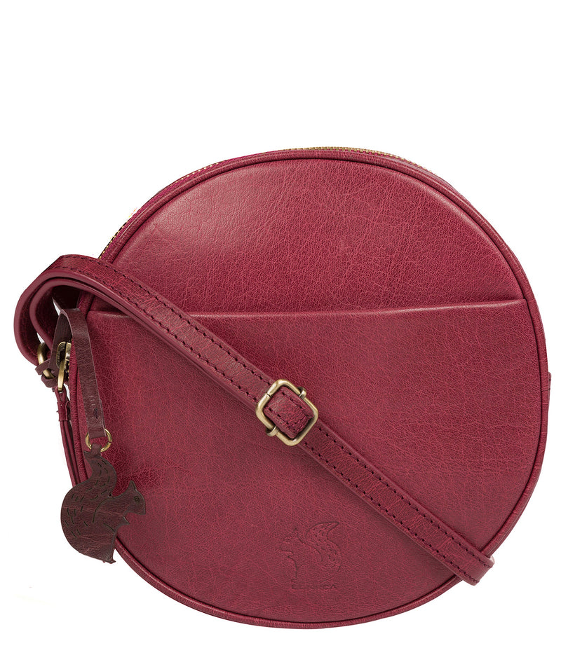 'Rolla' Orchid Leather Cross Body Bag image 1