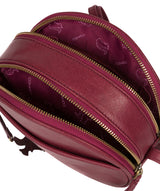 'Rolla' Orchid Leather Cross Body Bag image 4