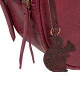 'Rolla' Orchid Leather Cross Body Bag image 5